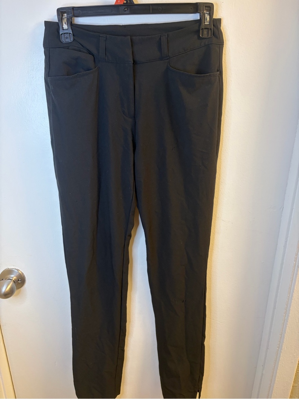 Adidas Primegreen Women’s Size 2 Black Golf Pants Stretch Slim Fit Athletic